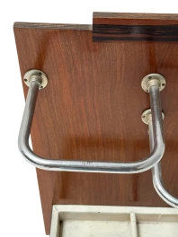 Walnut Art Deco Modernist Umbrella Stand, 1930s